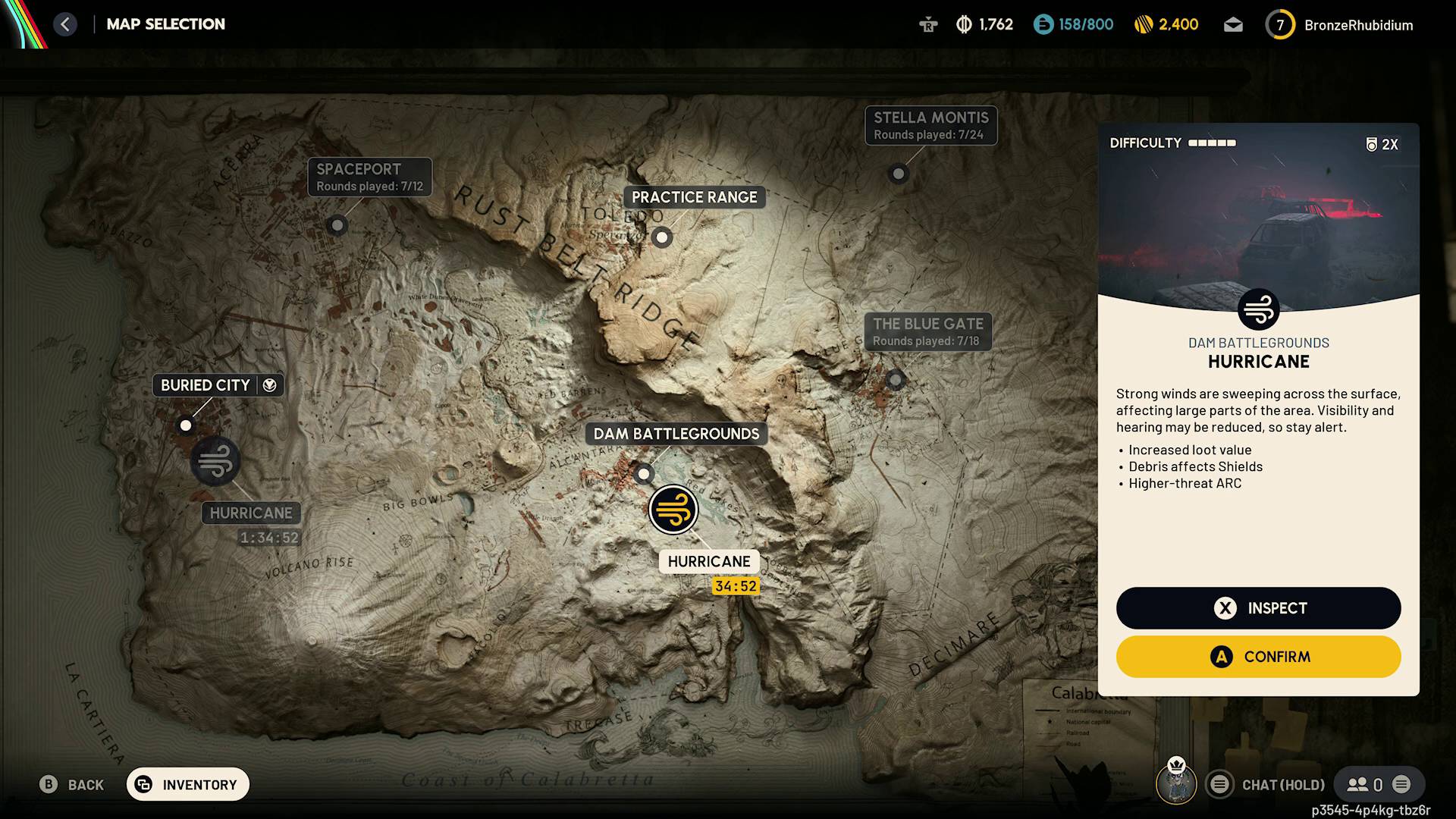 Arc Raiders Hurricane map modifier on Dam Battlegrounds
