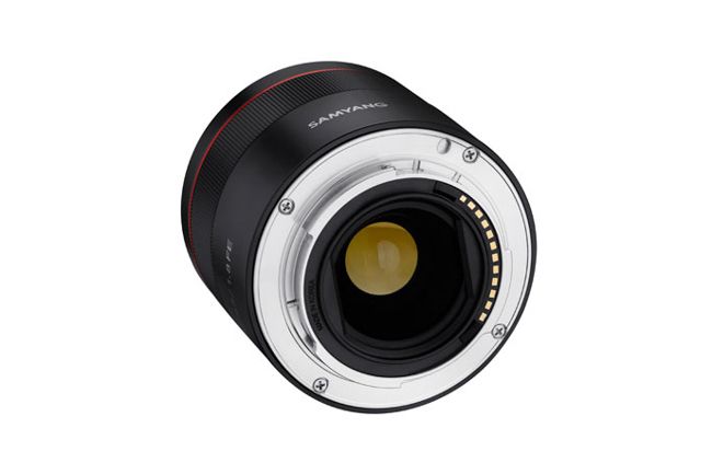 Rokinon AF 45mm F1.8 FE. Image credit: Rokinon