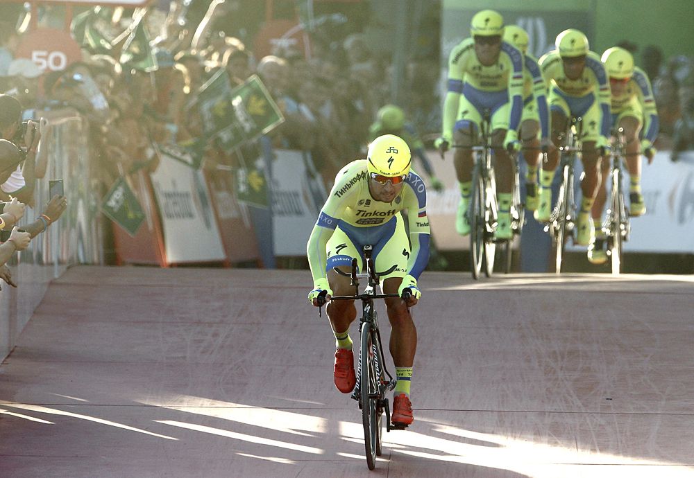 Peter Sagan (Tinkoff-Saxo) gapped his team at the end