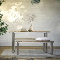 Trewithian Table and Bench Set | £1100 £550 at Garden Trading