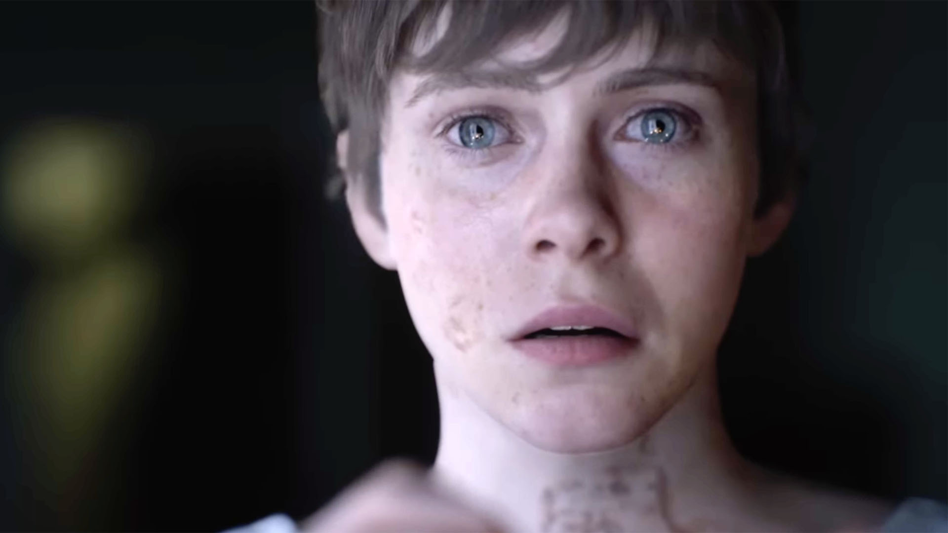 Sophia Lillis in video game OD.