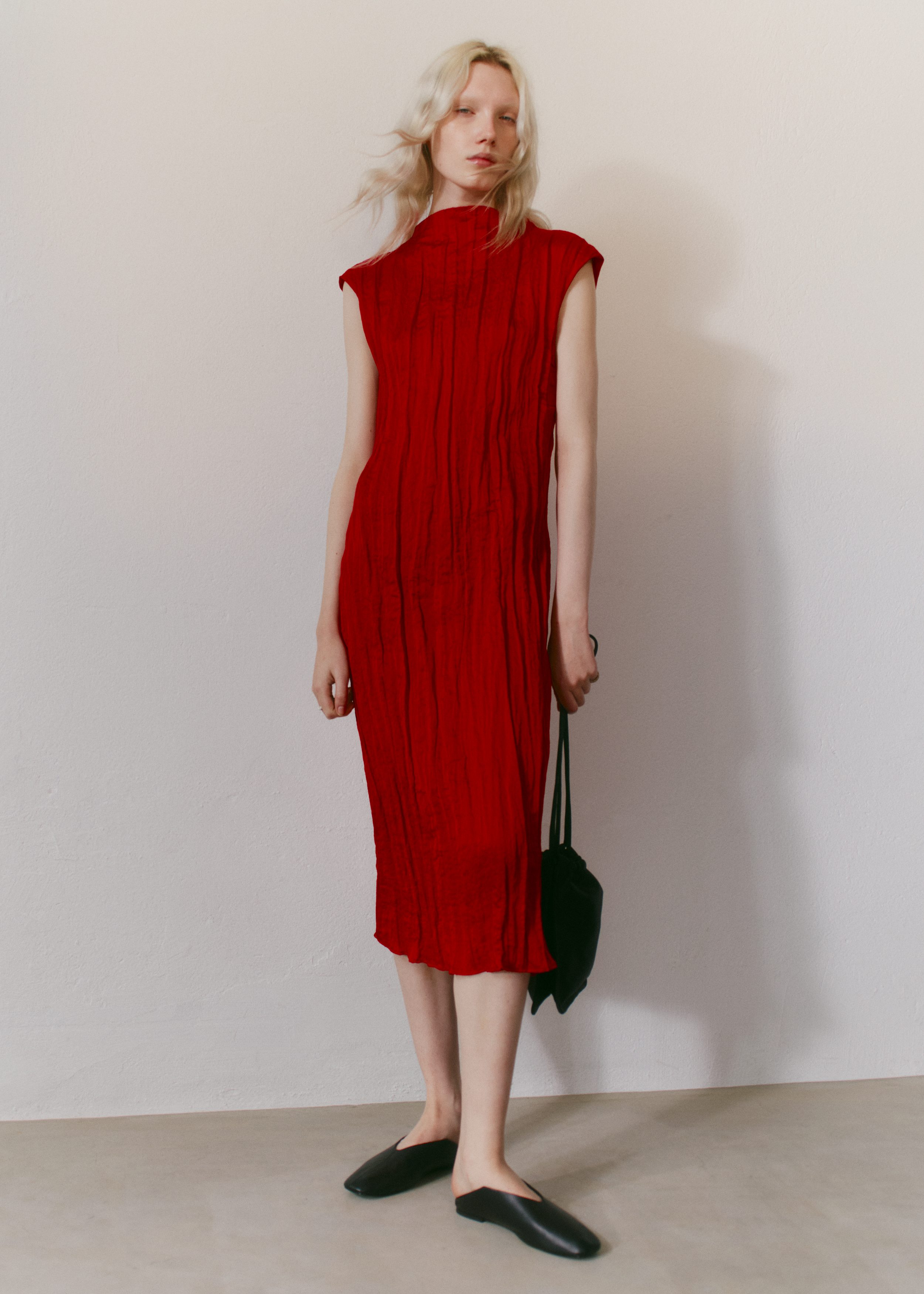 Cr&amp;ecirc;pe Maxi Dress