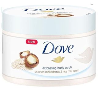 Dove Exfoliating Body Scrub Crushed Macadamia & Rice Milk Scent