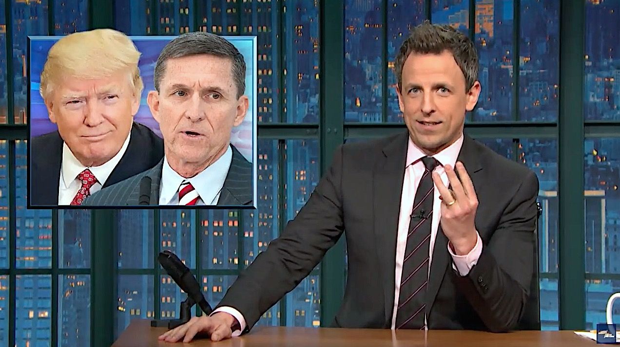 Seth Meyers recaps Michael Flynn short tenure