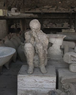 Pompeii body cast