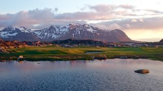 Lofoten Links with mountains beyond