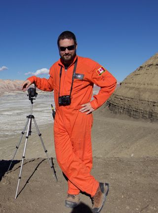 Mars 160 crewmember Claude-Michel Laroche.
