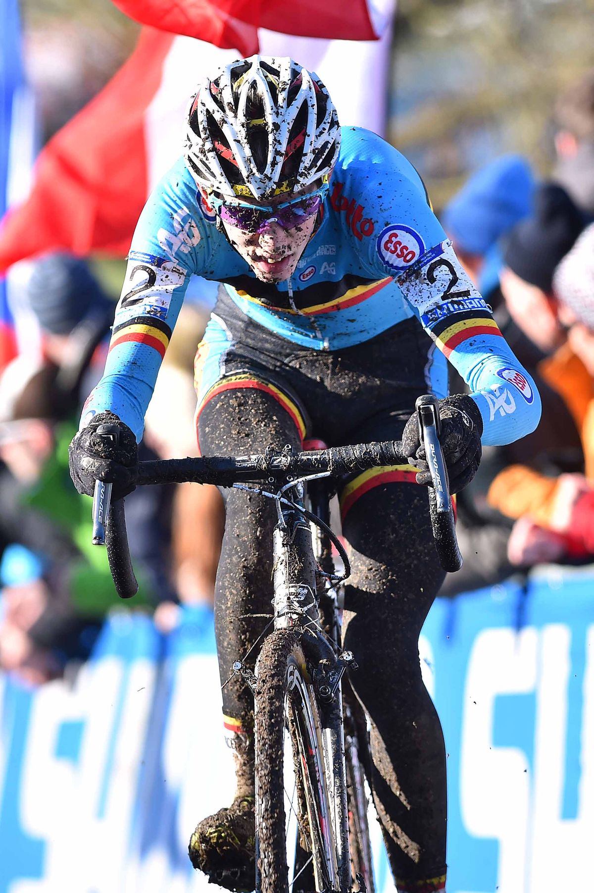 Michael Vanthourenhout (Belgium) solos to victory