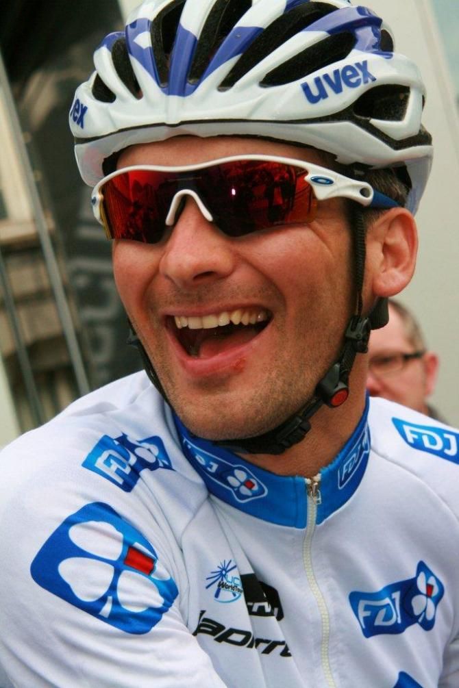 A French rider in a good mood