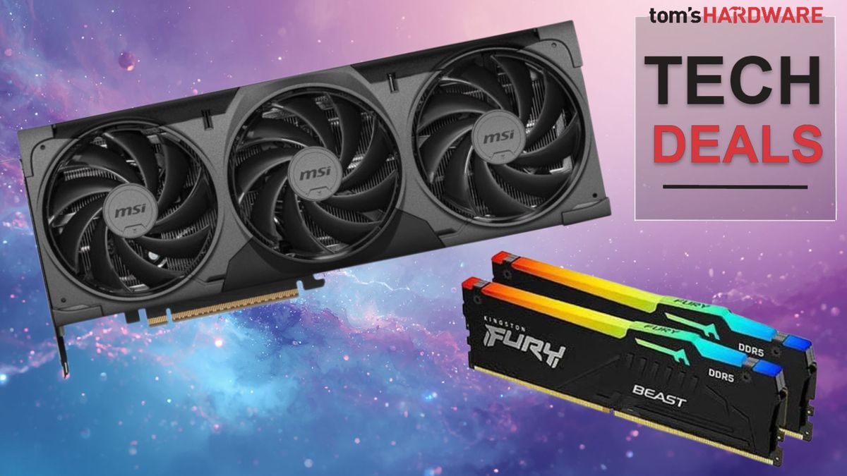 Save $650 with this Newegg GPU and RAM combo deal — get a $1,349.99 64GB Kingston DDR5-6000 RAM kit for just $700 when you bundle it with an MSI Ventus RTX 5070 Ti graphics card