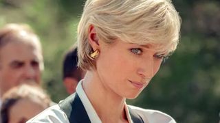 Elizabeth Debicki as Diana in the Crown on Netflix 