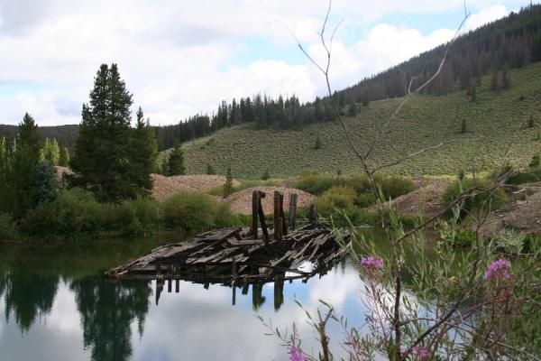 One of the many historical mining sites in Breckenridge, &ldquo;The Dredge.&rdquo;