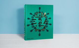 A front view of the Emerald book