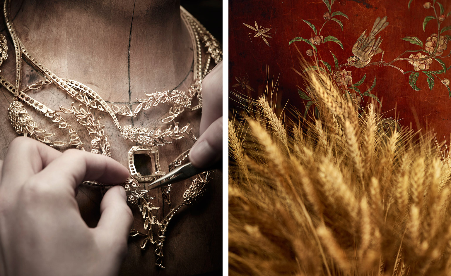 Chanel's wheat-inspired jewellery collection arrives in London