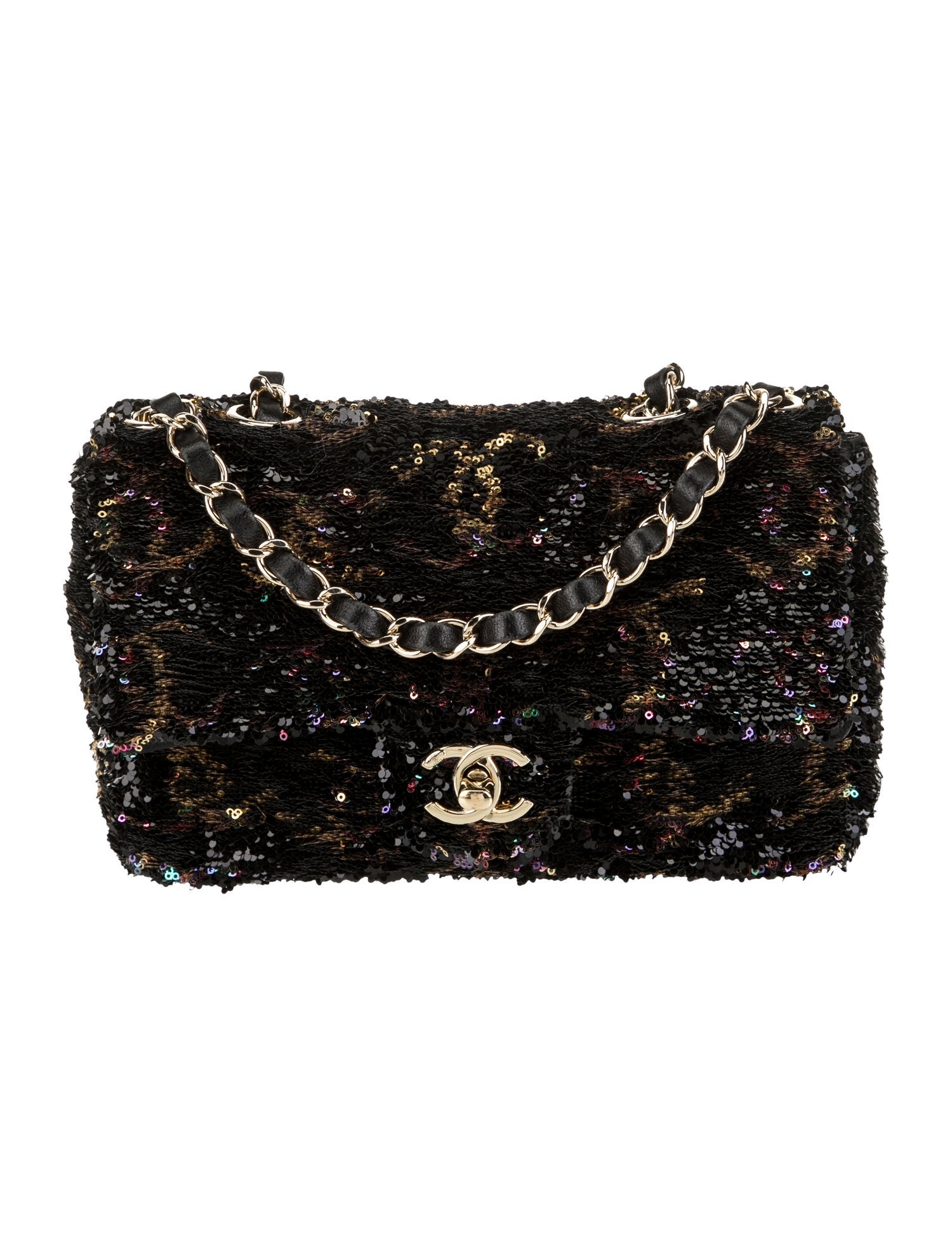 2023 Sequin Cc Flap Bag