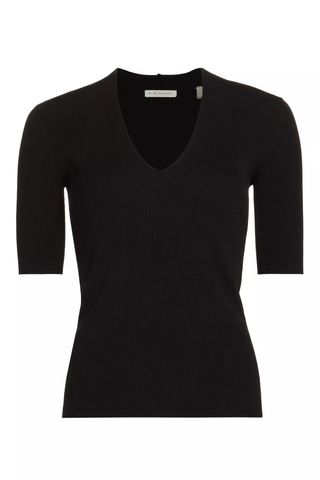 Elie Tahari The Darra V-Neck Sweater