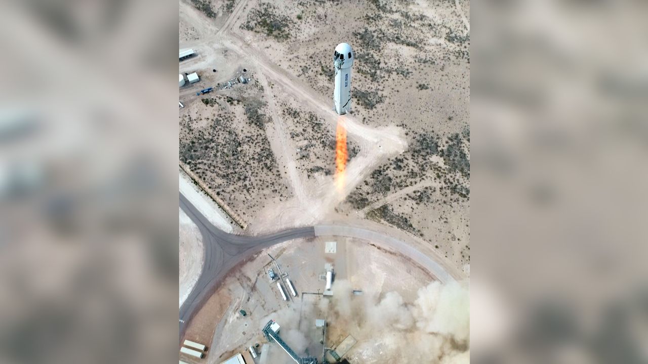 New Shepard&rsquo;s 15th launch (called mission NS-15) lifted off from Launch Site One in West Texas on April 14, 2021.