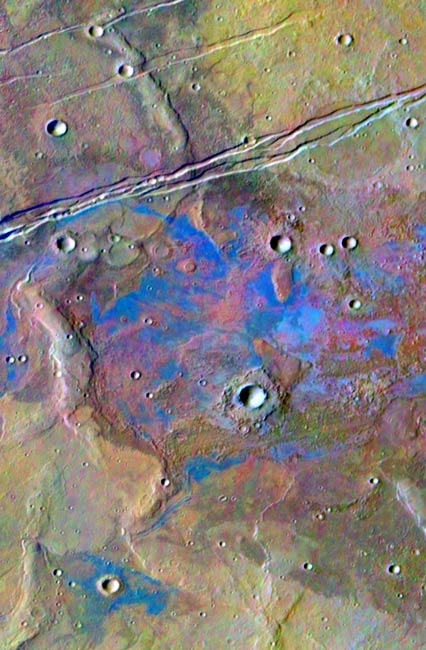 Newly Found Martian Salt Deposits Suggest Ancient Life