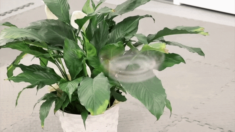 The Phantom Twist semi-visible drone in flight