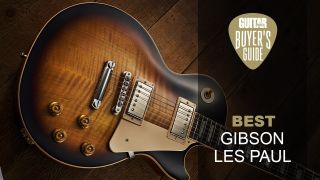 Gibson Les Paul on a wooden floor