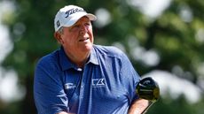 Mark Calcavecchia during the 2023 Principal Charity Classic in Des Moines