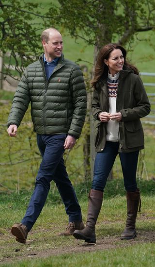 Kate Middleton in a farm