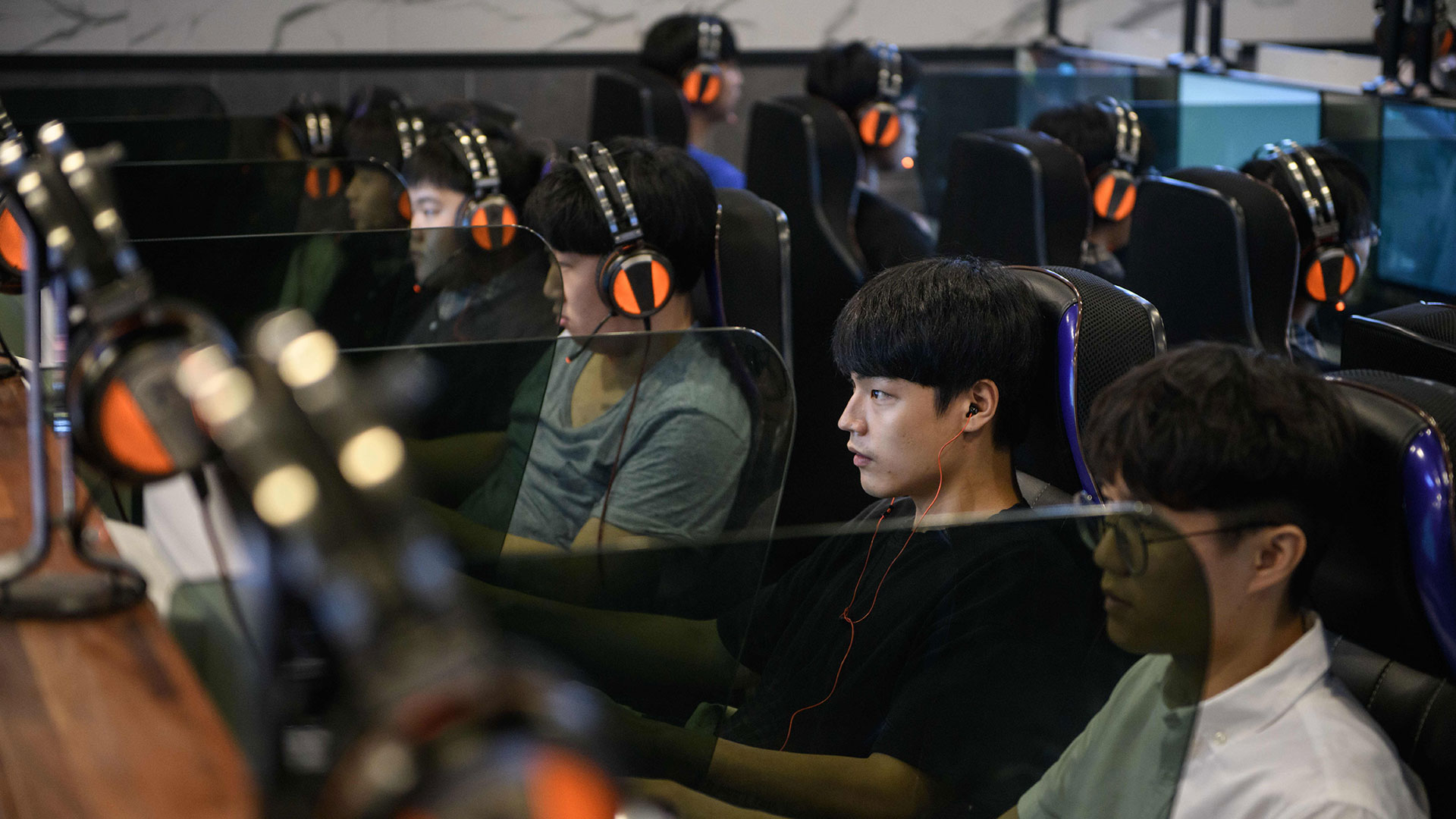 South Korean PC bang eSports gaming