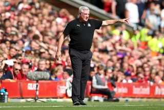 Newcastle boss Steve Bruce was not downhearted after defeat