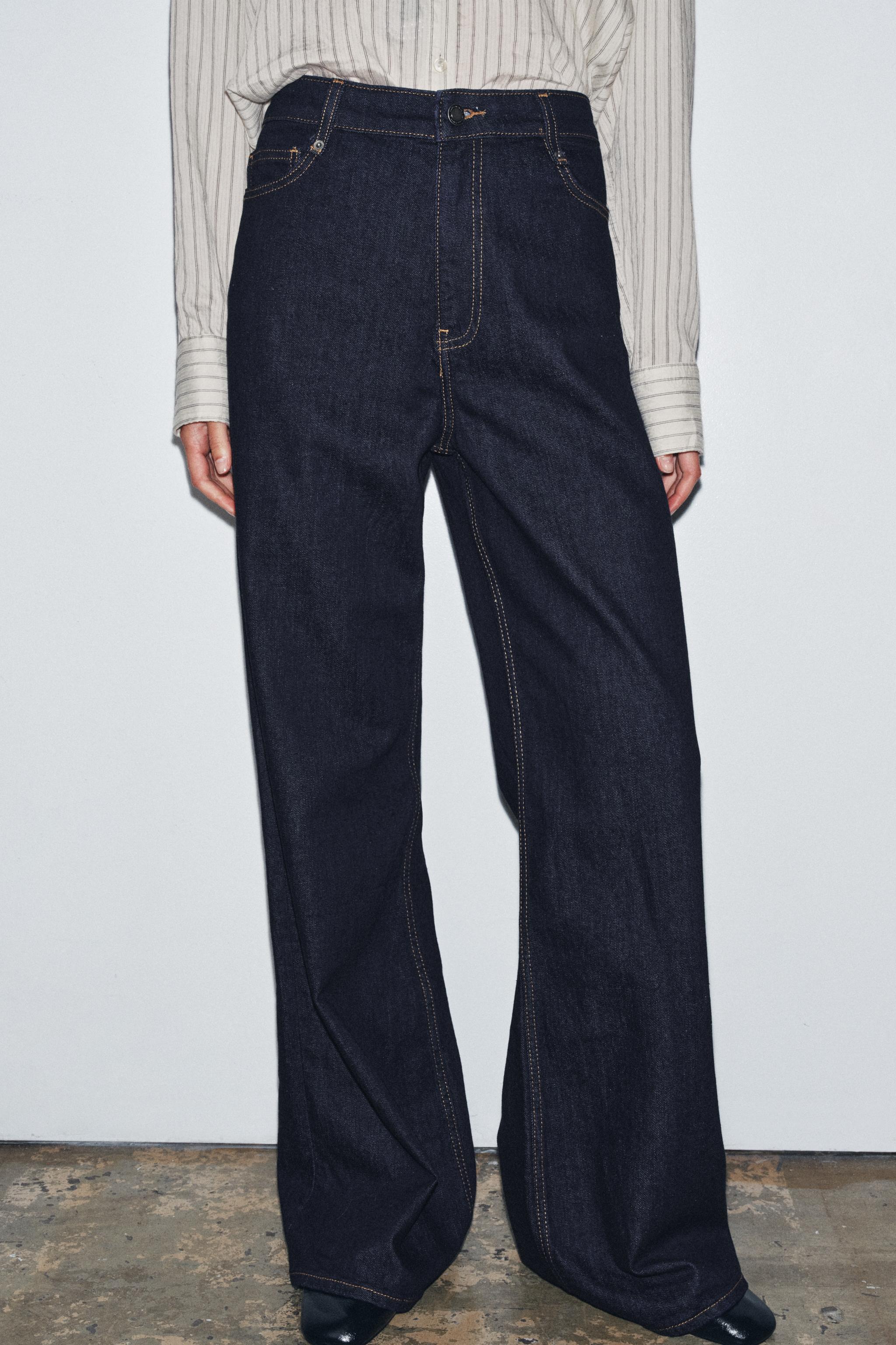 Zw Collection High Rise Wide Leg Jeans