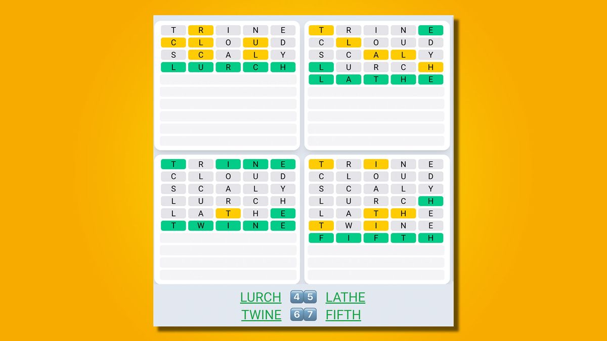 Quordle Today - Hints And Answers For Friday, May 26 (game #487 ...