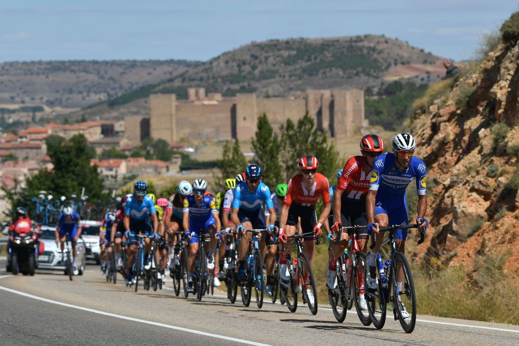 The break on stage 17 of the Vuelta
