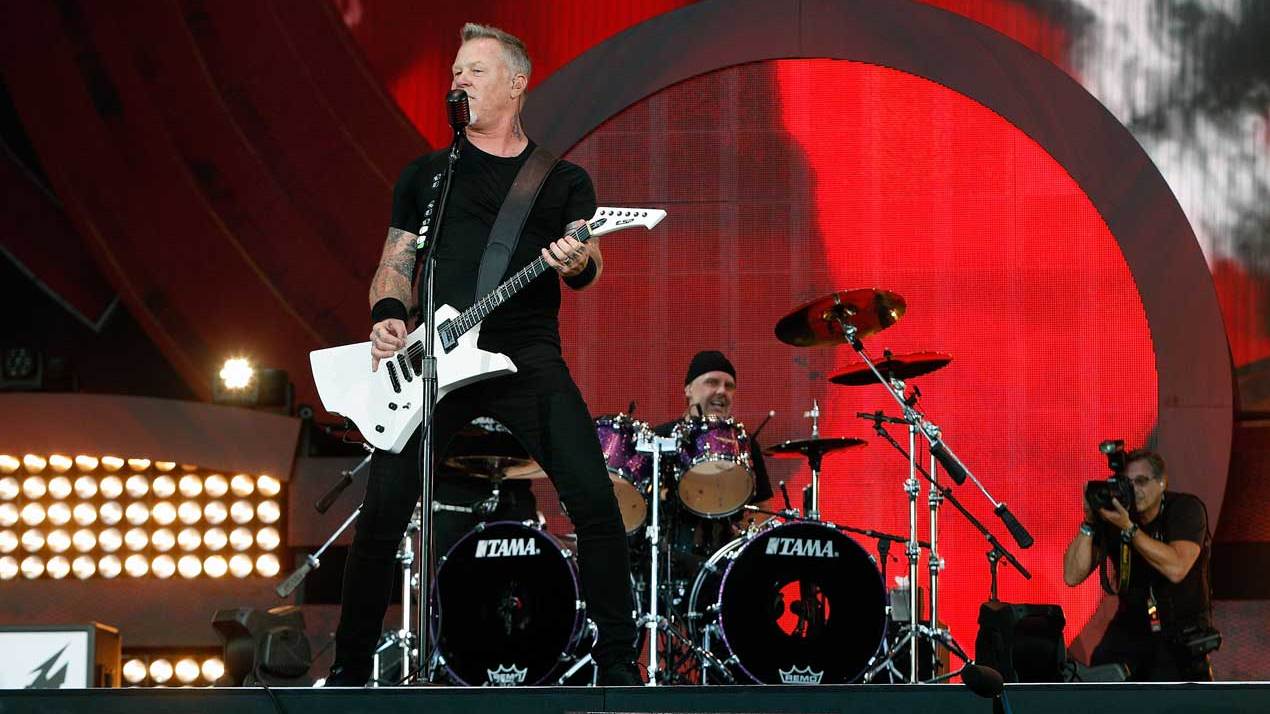 Metallica at the 2016 Global Citizen Festival in New York