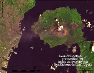 Sakurajima landsat