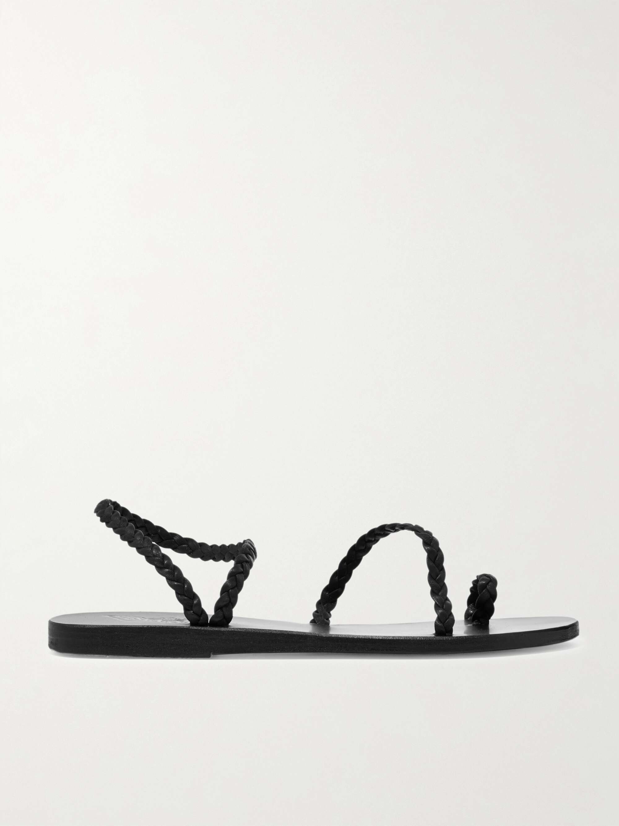 Eleftheria Braided Leather Sandals