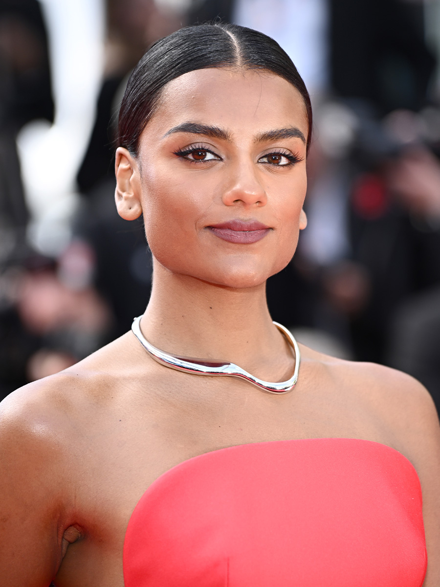 Simone Ashley attends the closing ceremony red carpet at the 78th annual Cannes Film Festival
