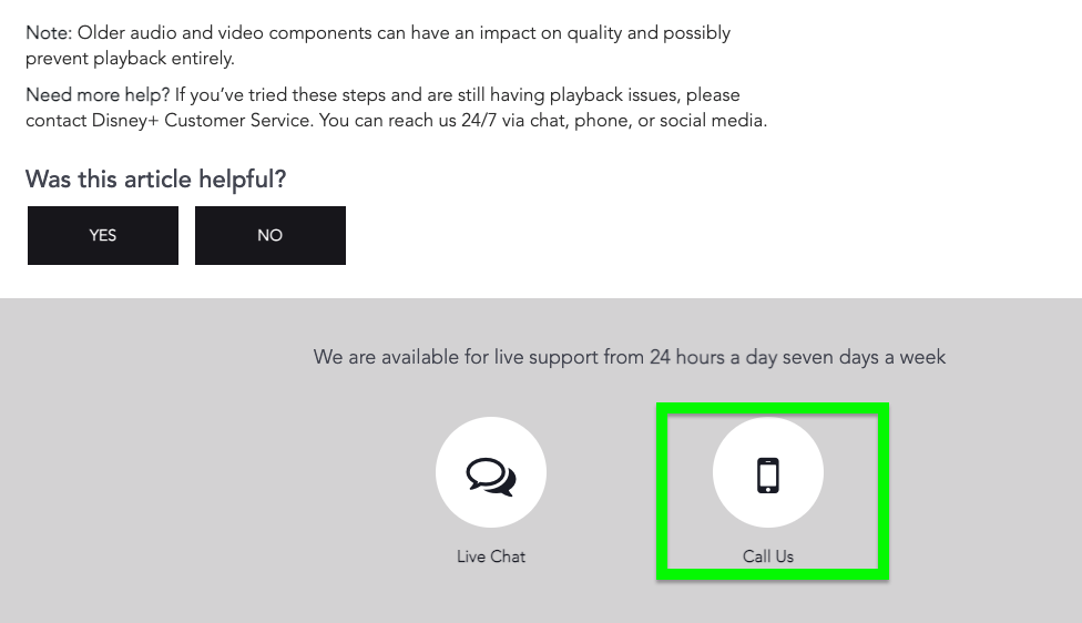 How to get Disney Plus customer service - call support