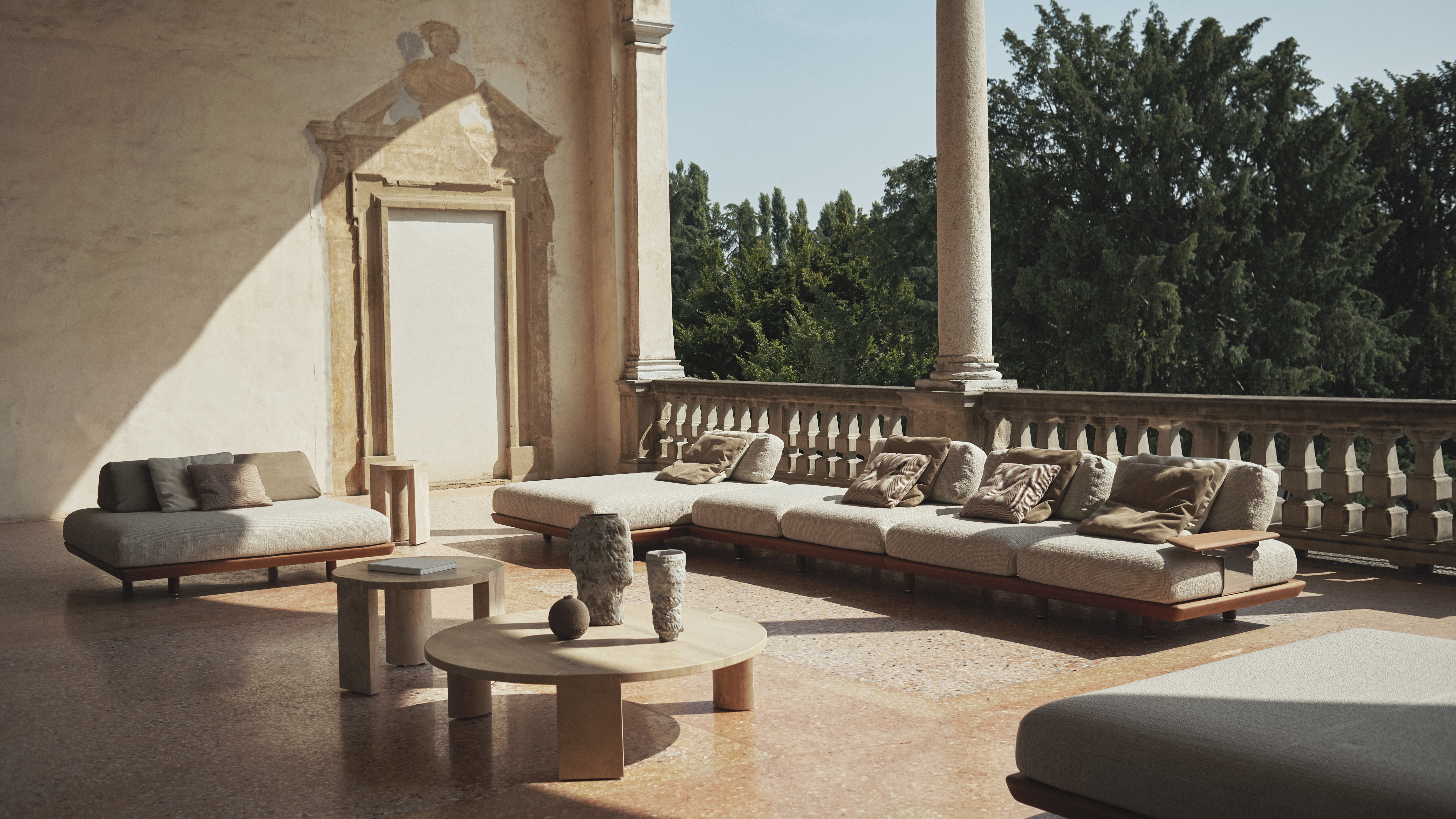 Exteta outdoor furniture on a terrace