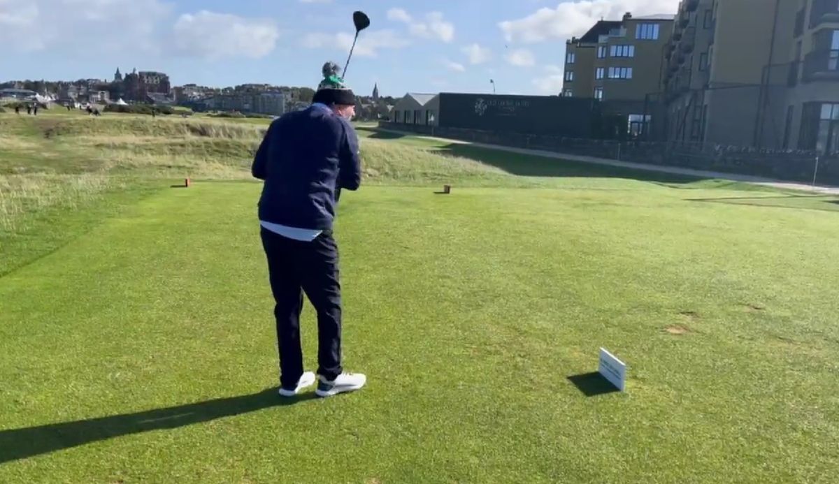 Watch Piers Hits Iconic Hotel At St Andrews... Again! Golf