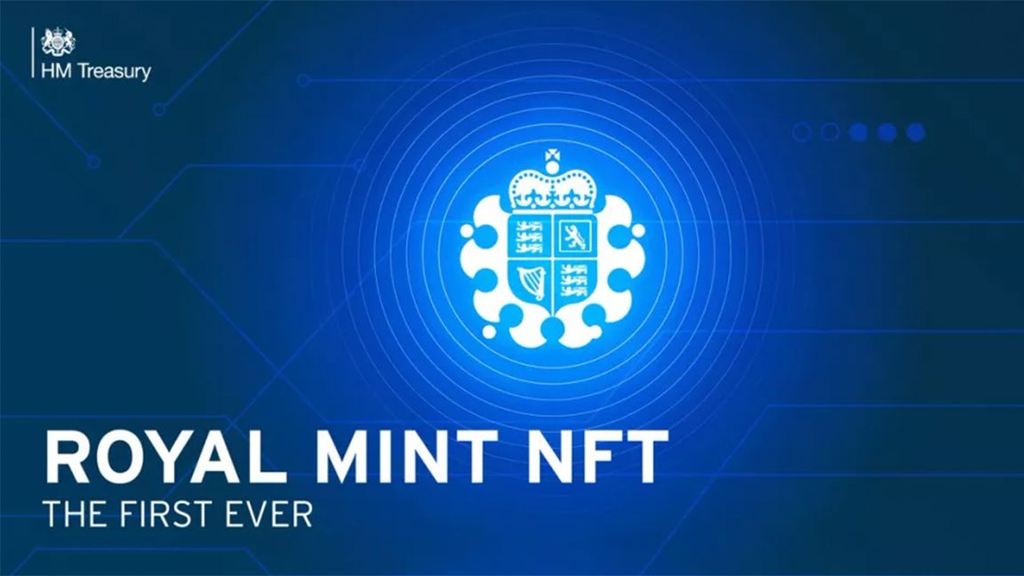 A promotion picture of the Royal Mint&#039;s NFT 