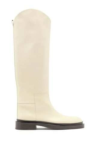cream leather tall riding boots, best winter boots