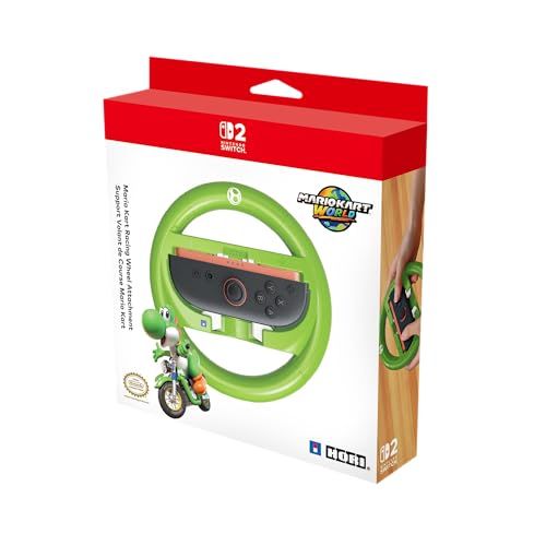 Mario Kart Racing Wheel Attachment Set for Switch 2 (Yoshi)