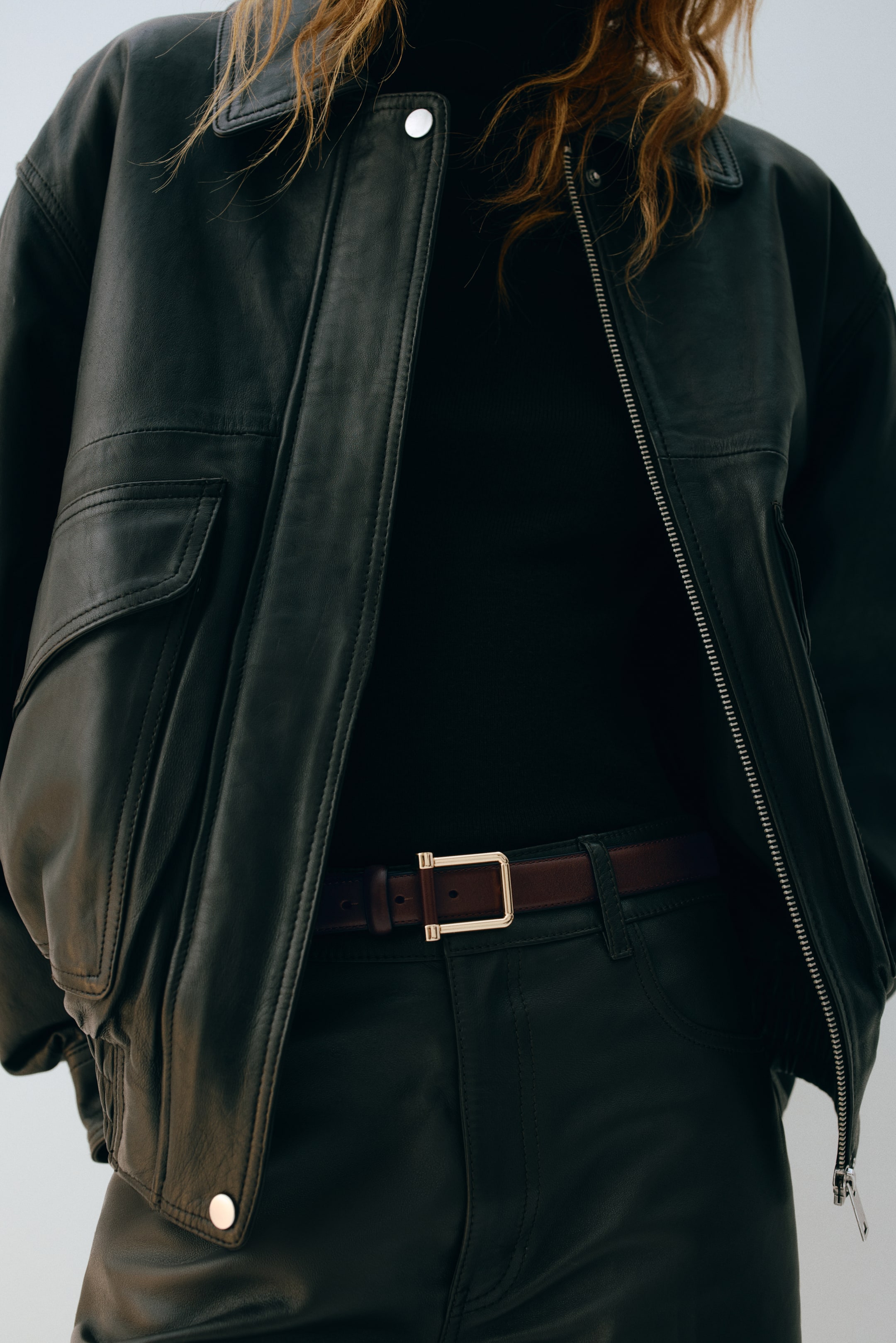 Leather Belt - Brown