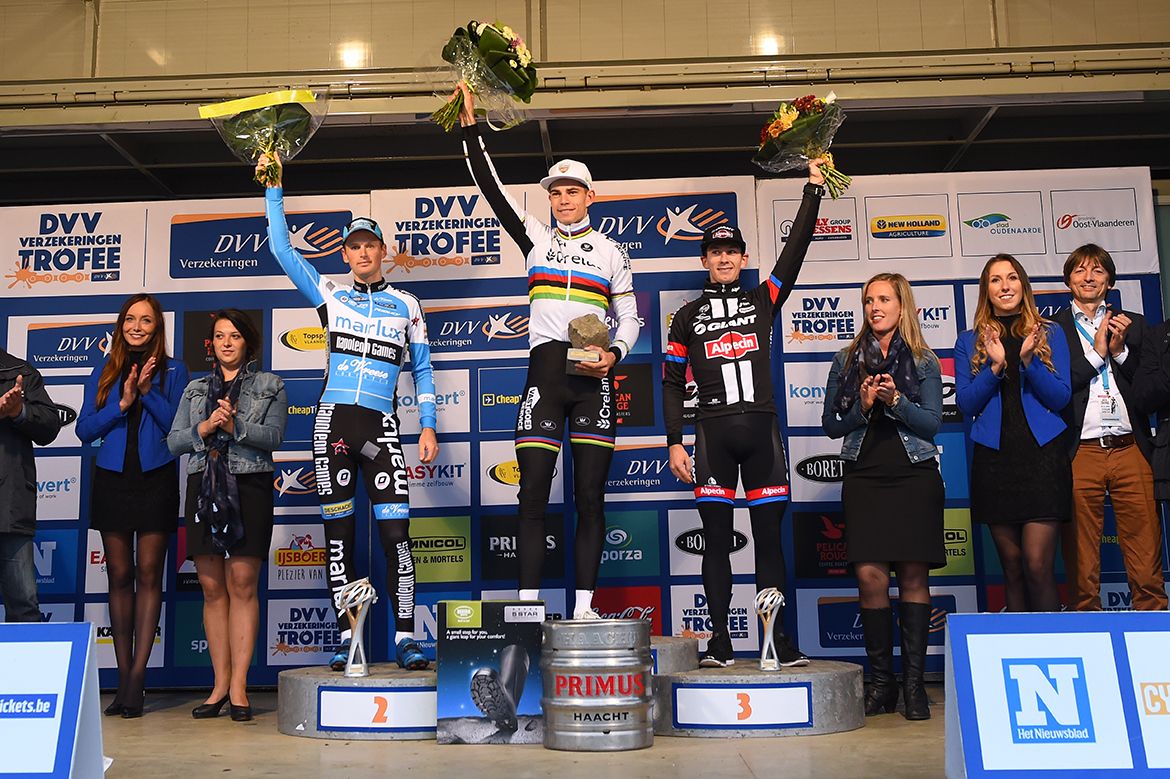 The Koppenbergcross podium