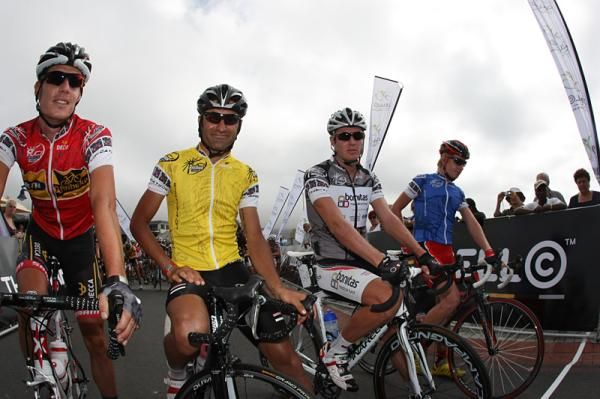 Jersey Leaders (L to R): Impey, House, Rabie and Jennings