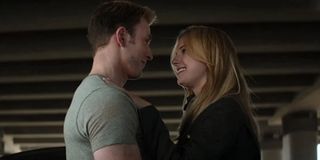 Chris Evans and Emily VanCamp in Captain America: Civil War