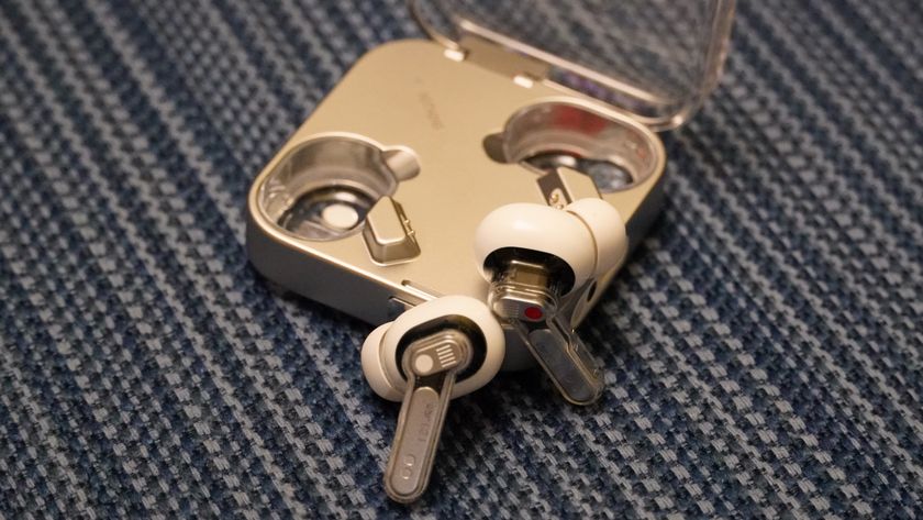 The Nothing Ear 3 in a white and silver aluminum colorway.