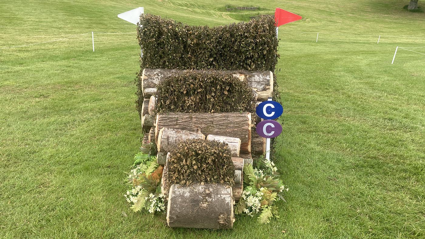 Bicton Horse Trials cross-country course