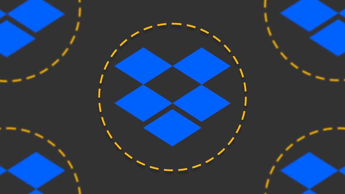 The Dropbox Business logo on the ITPro background