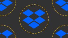 The Dropbox Business logo on the ITPro background