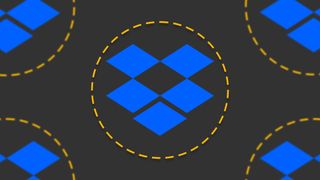 The Dropbox Business logo on the ITPro background